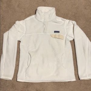 Women’s white retool snap-T Fleece pullover